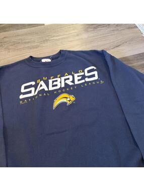 vintage Buffalo sabres majestic crewneck sweatshirt 00s XL